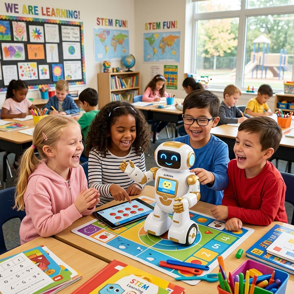 Children with Robot